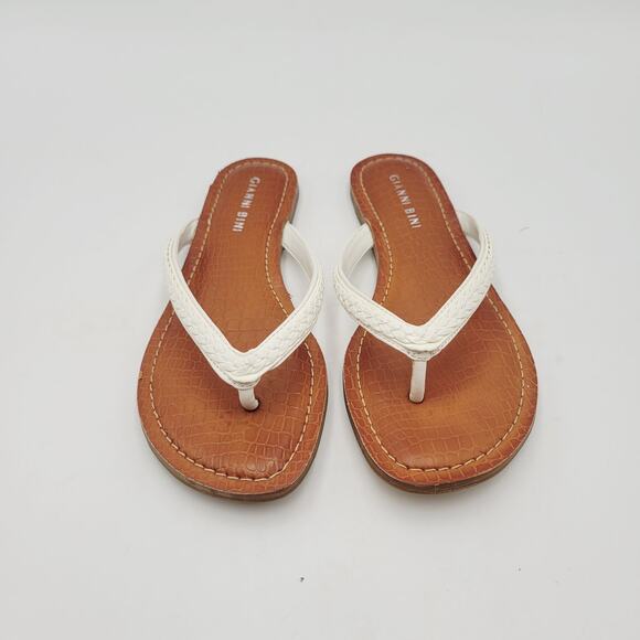 Gianni Bini Rope & Jewels Sandals Flip Flops Thongs Women's Sz 6 - Picture 1 of 9